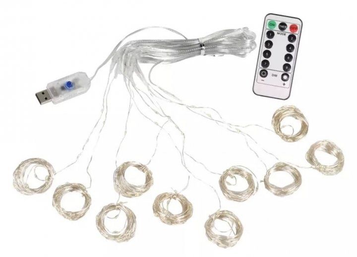 Гірлянда-штора "Роса" - хіт цієї зими!