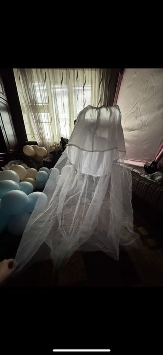 Свадебный кринолин с подъбником