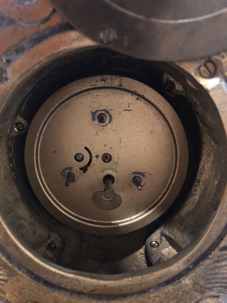 Relogio de ferro antigo mercedes fincionando