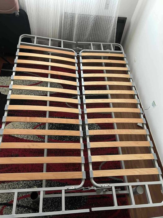 Sofá cama cinzento IKEA