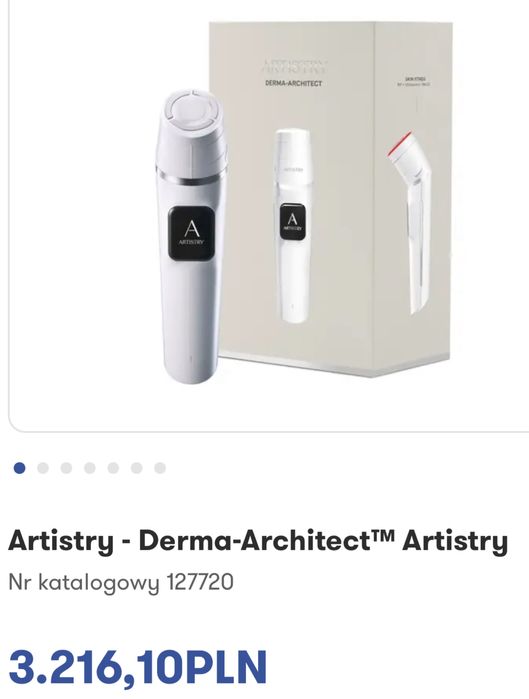 Artistry urządzenia derma architect amway na twarze masazer