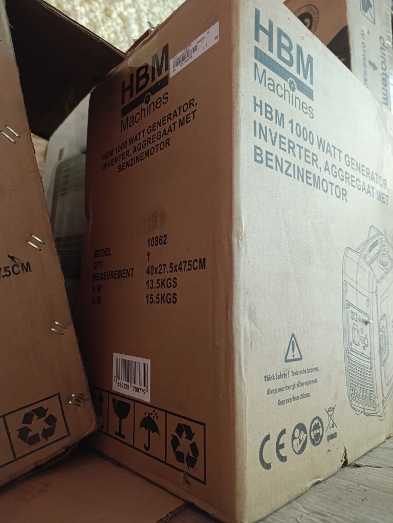 Генератор інвенторний HBM 1000 watt model 10862