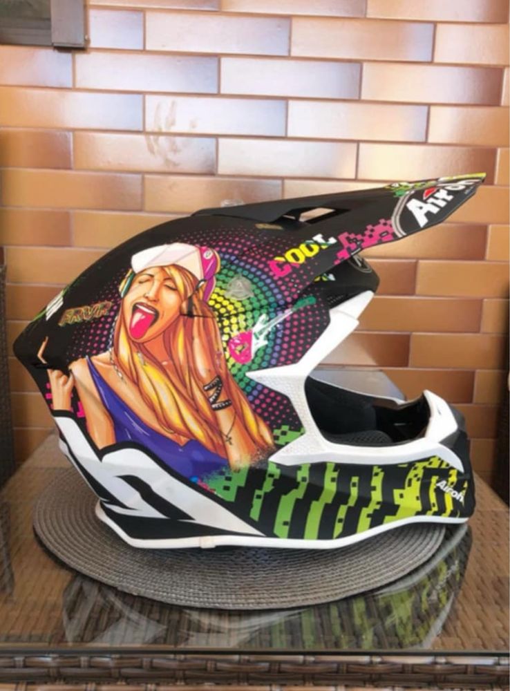 Kask airoh damski młodzieżowy enduro, cross, quad