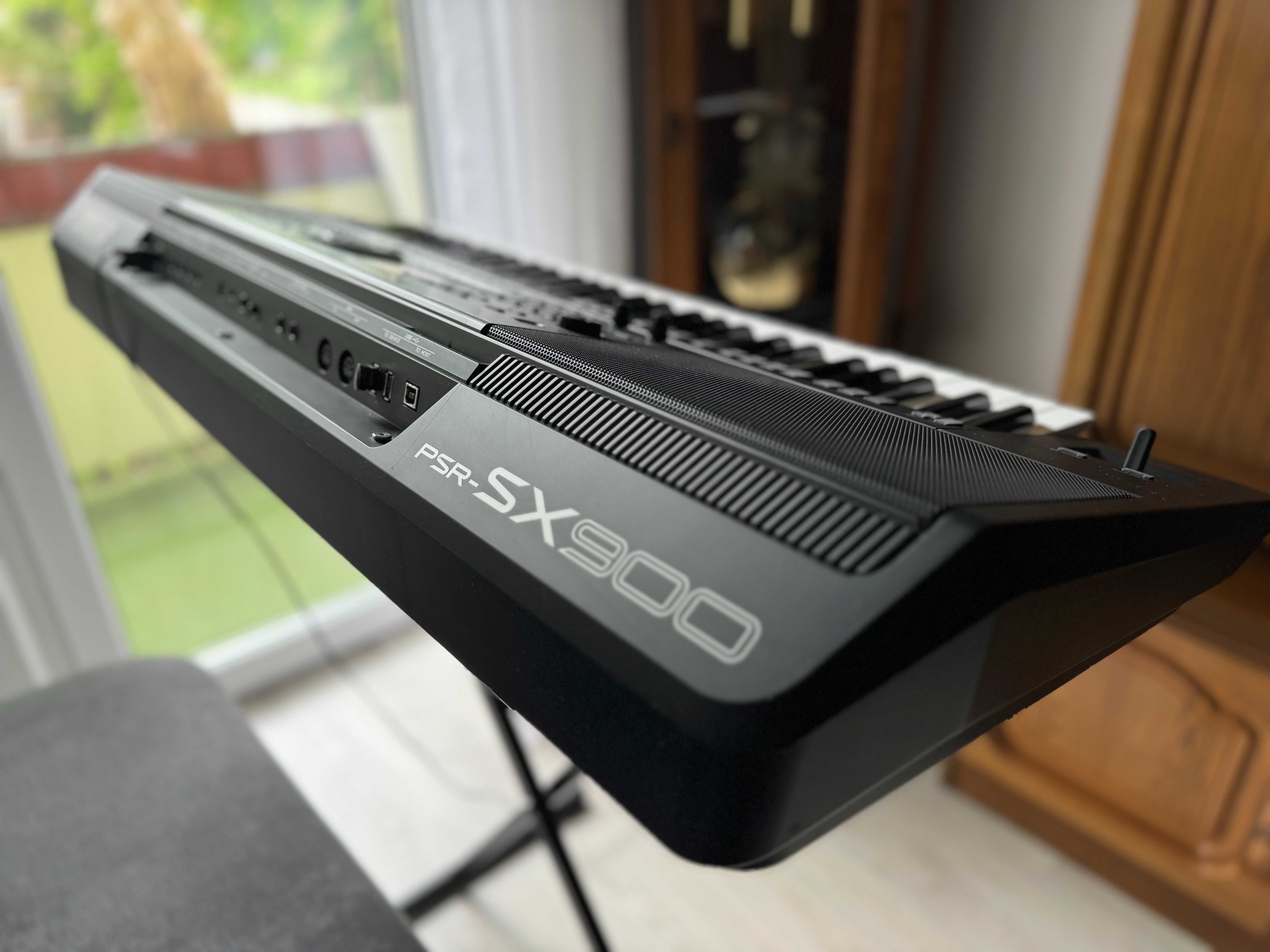 Keyboard/Organy YAMAHA PSR SX900 mały GENOS, Super Stan, Cały Komplet