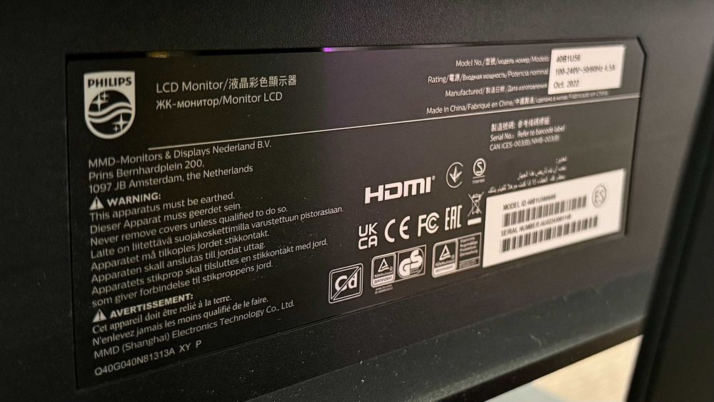Monitor PHILIPS 40B1U5600 IPS Flat 40" – Stan idealny!