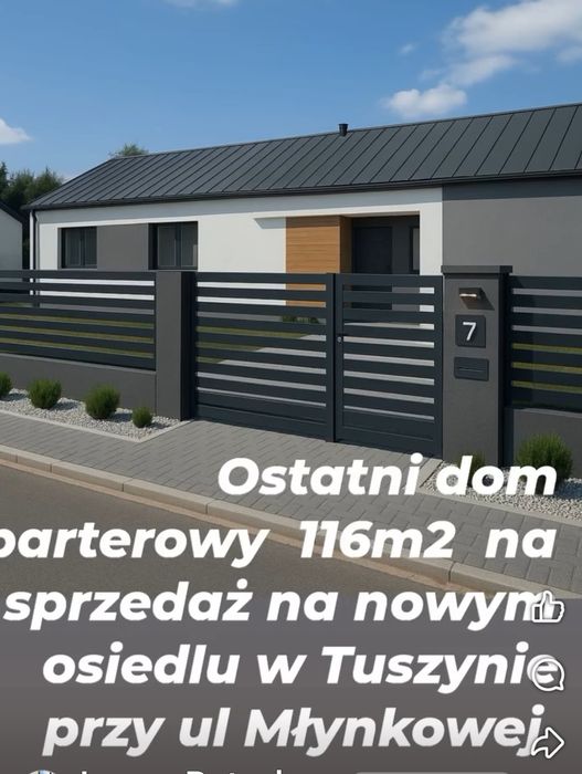 Dom jednorodzinny powierzchnia zabudowy 116,07 m2