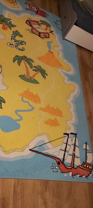Dywan do pokoju dziecka PIRAT - WYSPA piracka 200x300cm