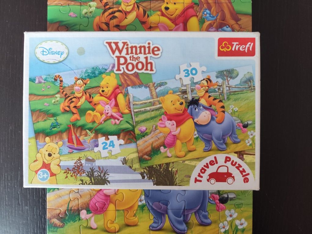 Puzzle Trefl z Kubusiem Puchatkiem 2x1