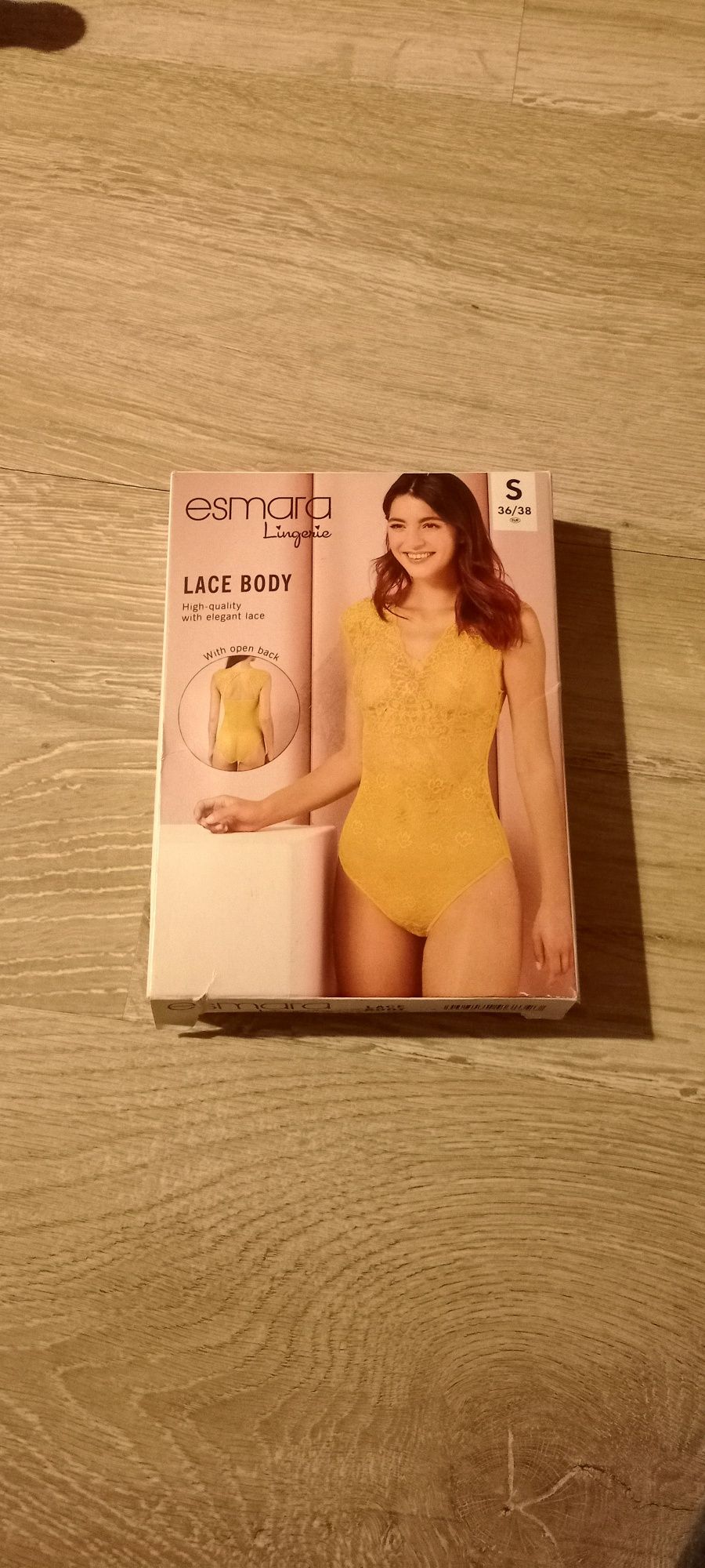 Esmara koronkowe body S