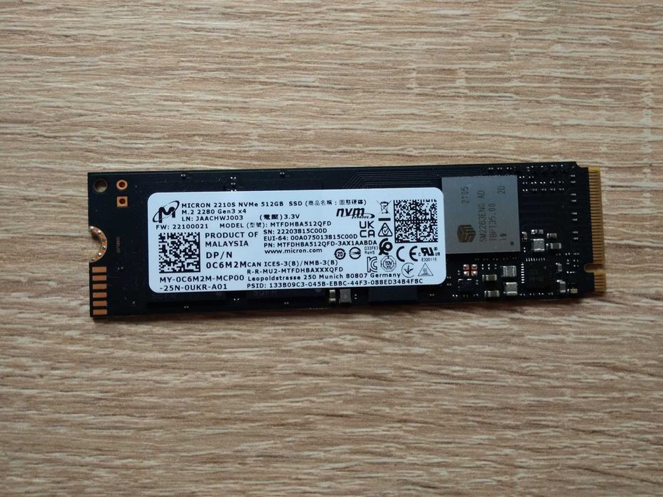 SSD M2 512gb Micron