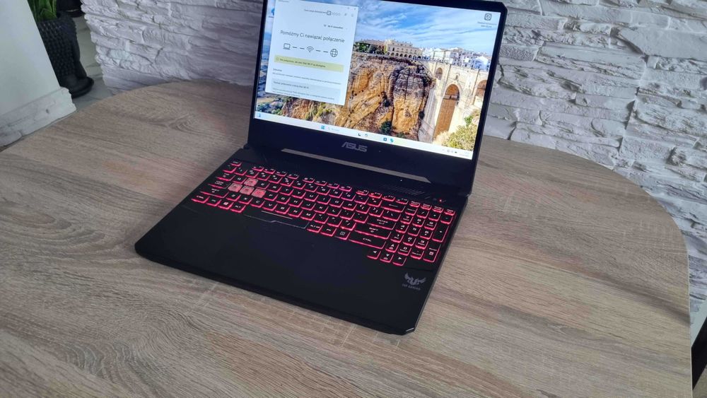 Mocny Laptop Gamingowy Asus TUF | Ryzen 5 + GTX 1650 8GB RAM | SSD 512