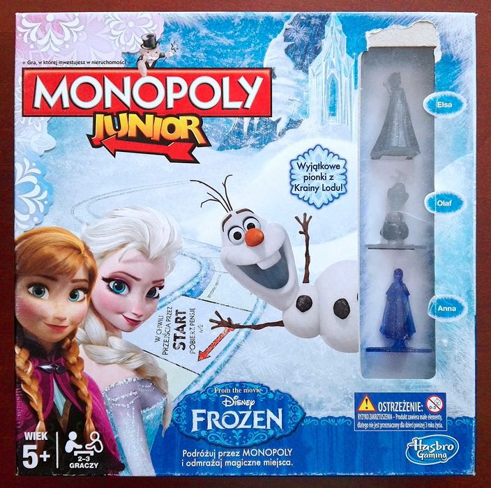 Monopoly Junior Disney Frozen - Kraina Lodu (Hasbro)