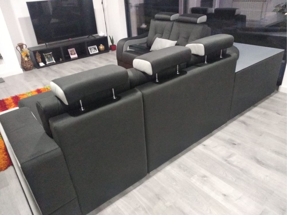 Sofa de canto com chaiselong