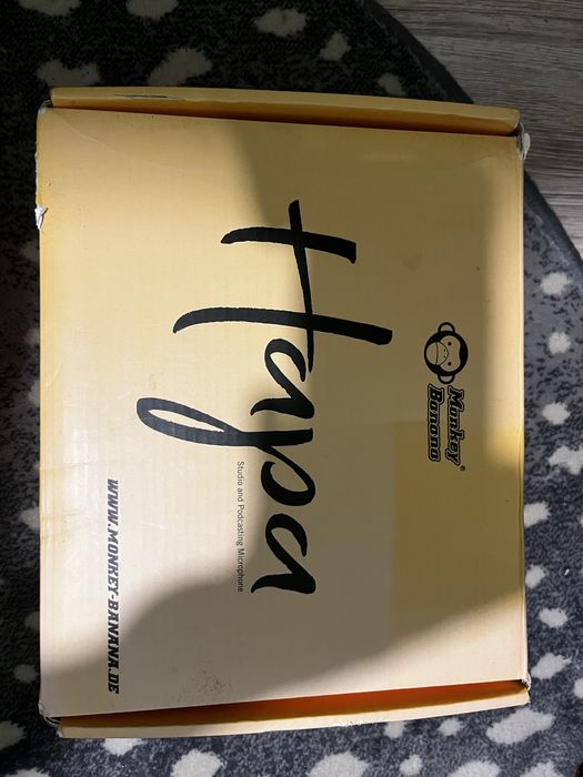 Mikrofon.  hapa monkey , kabel , uchwyt