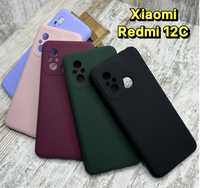 Не пачкаются! Чехол Silicone Case на Xiaomi Redmi 12C/ 10C/ Poco C40