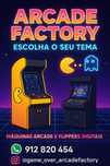 Maquinas arcade prontas a jogar