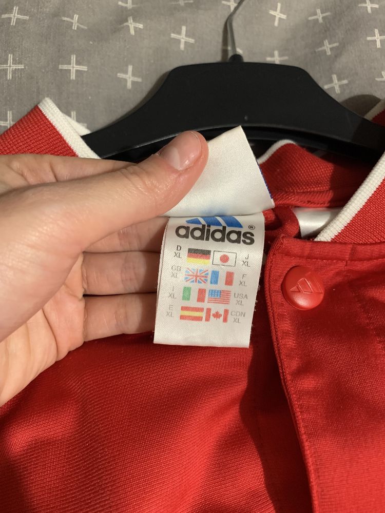 Bluza adidas czerwona