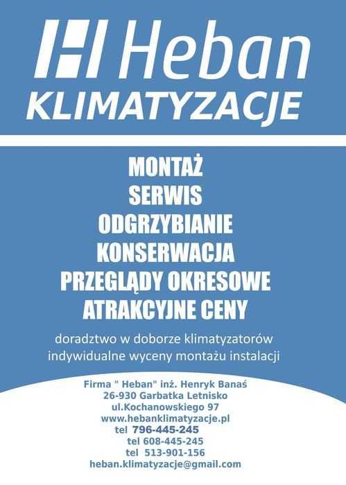 Montaż klimatyzacji Kozienice Zwoleń Puławy Radom