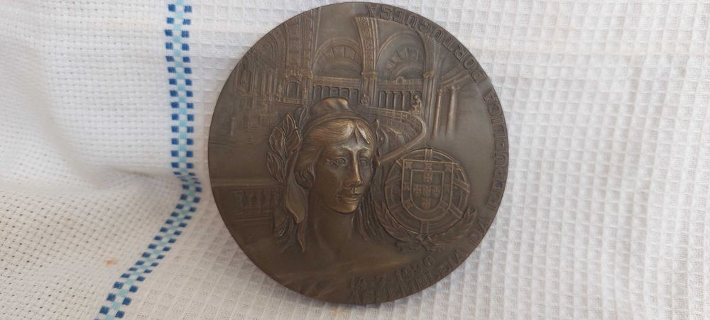 Medalha bronze de Vasco Berardo, 1ª eleição presidencial Ramalho Eanes