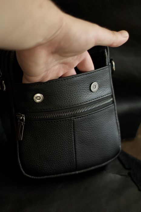 Сумка шкіряна чоловіча через плече. Мужская кожаная сумка