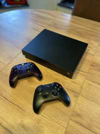 XBOX one X 1 TB + gry + dwa pady. Zamiana