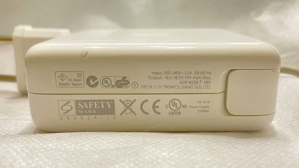 Оригинальный блок питания Apple MagSafe 85W A1343