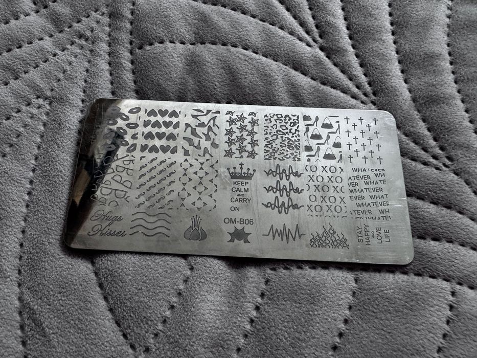 Płytki do stempli Konad nailstamping set 10 szt