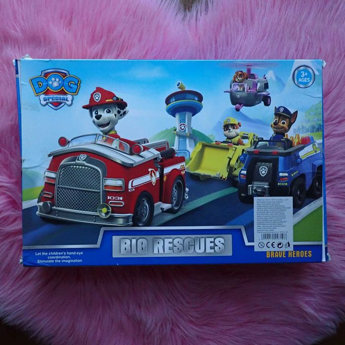 Wieża Baza Psi Patrol plus Rider, figurki i auta z napędem