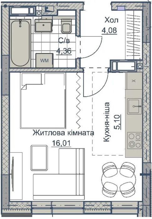 Продаж 1к ЖК А+Я(оформлене право власності), можливо під еОселю!