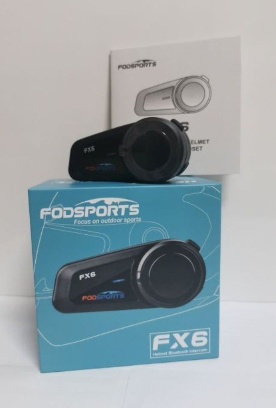 Auricular/intercomunicador Bluetooth/Capacete Conferência 6 Motards