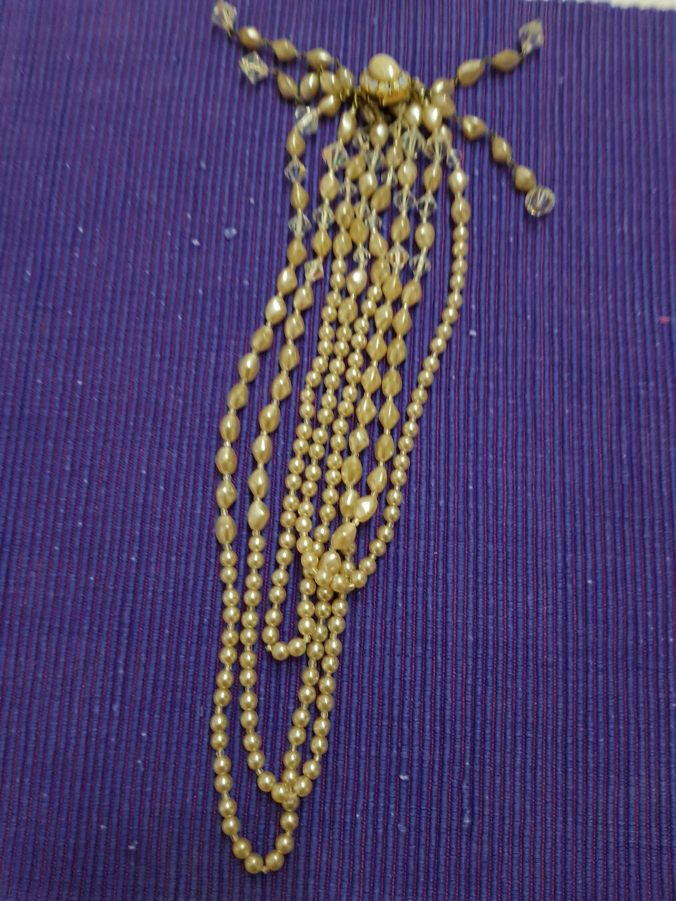 Vintage naszyjnik z pereł