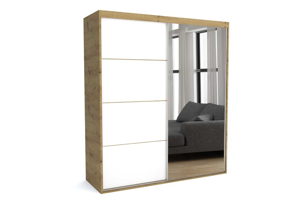 ---PROMOCJA-- Szafa przesuwna na wymiar Mat 7, szer. 100 cm