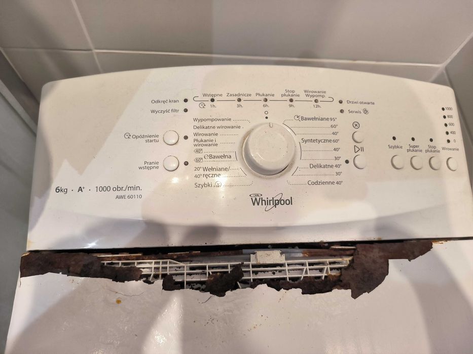 Pralka Whirlpool AWE 60110 – 8 lat, sprawna, po wymianie łożysk