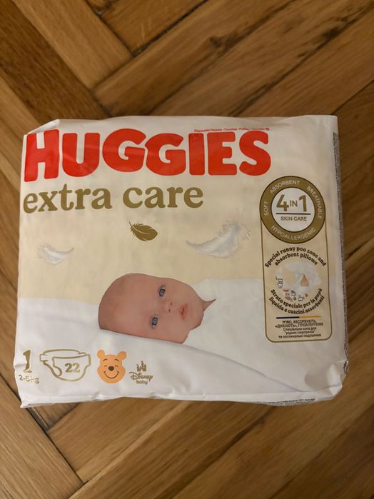 Підгузки Huggies Extra Care 1 (2-5 кг)