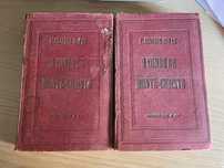 Dois volumes de O Conde de Monte Cristo