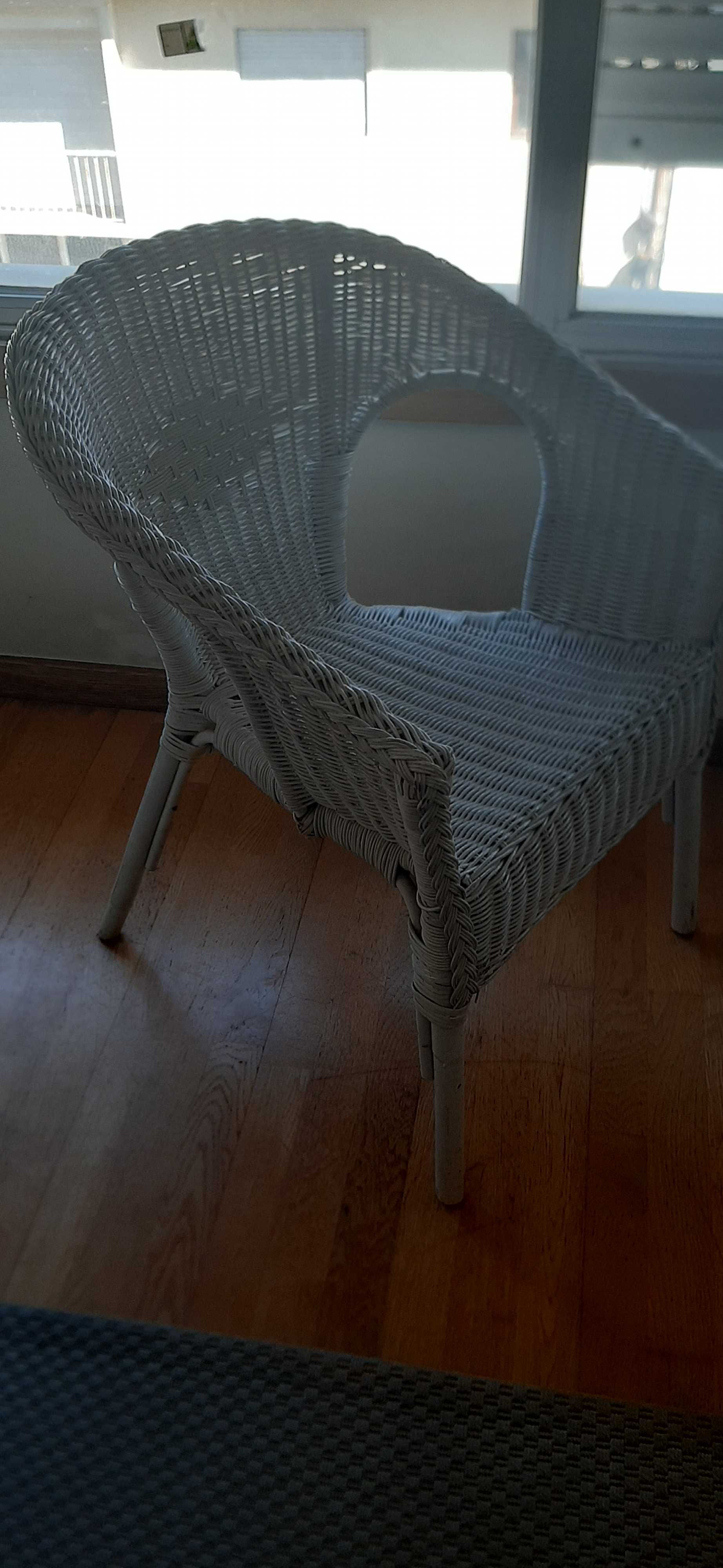 Cadeira bambu ikea