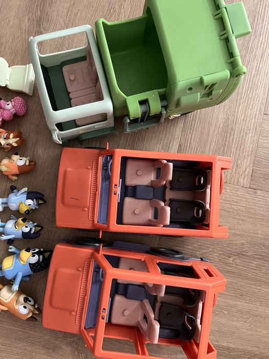 Bluey autka i figurki bajka
