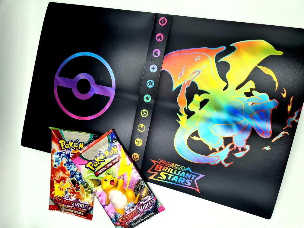 Nowy zestaw Pokemon Album A5 na karty Pokemon + karty - zabawki