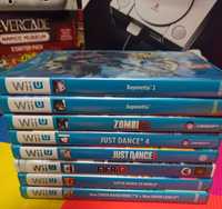 Zestaw gier Nintendo Wii U,Super Mario,Bayonetta,Zombi U,Just Dance...