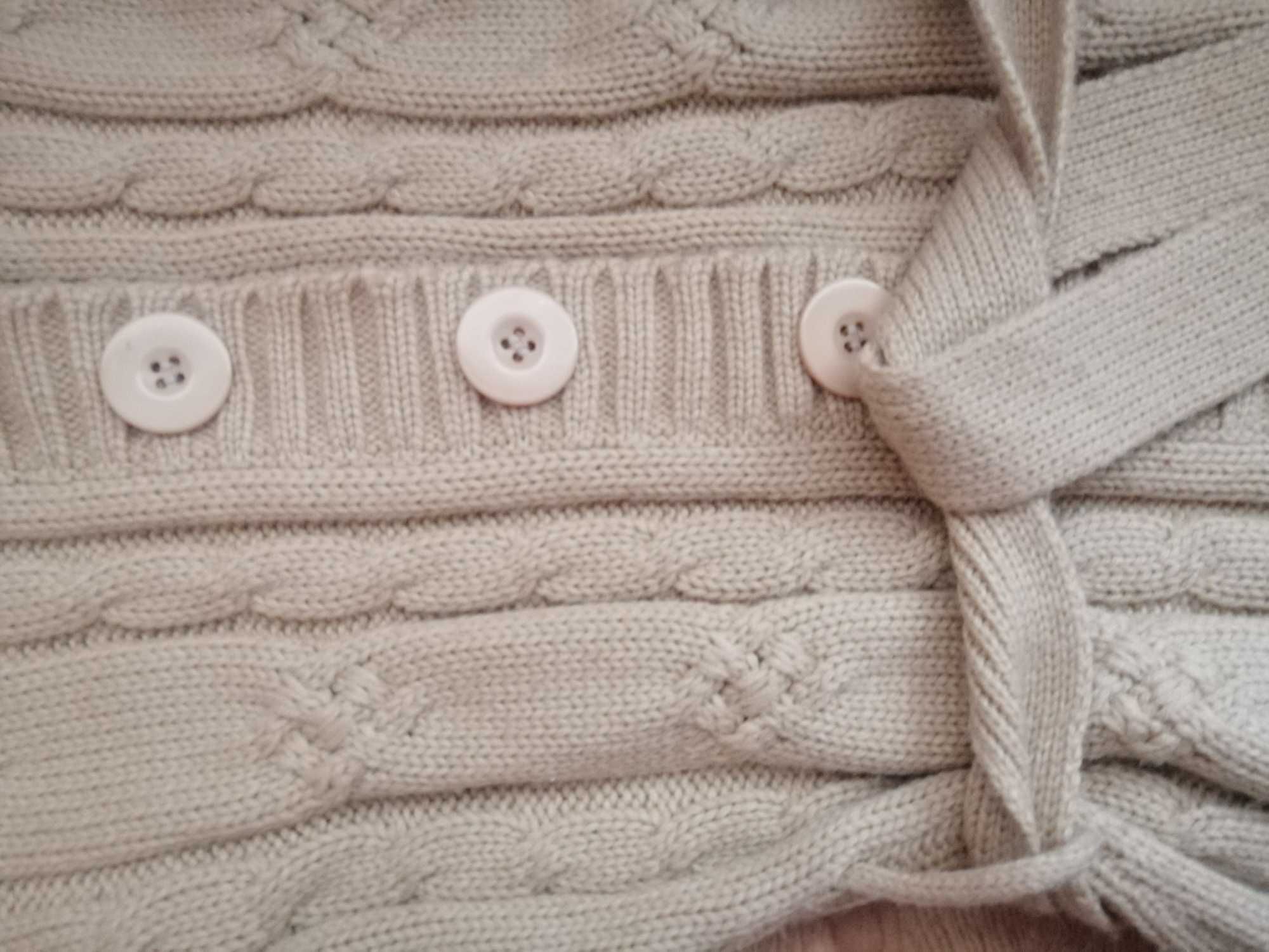 Sweter z kapturem rozpinany r M