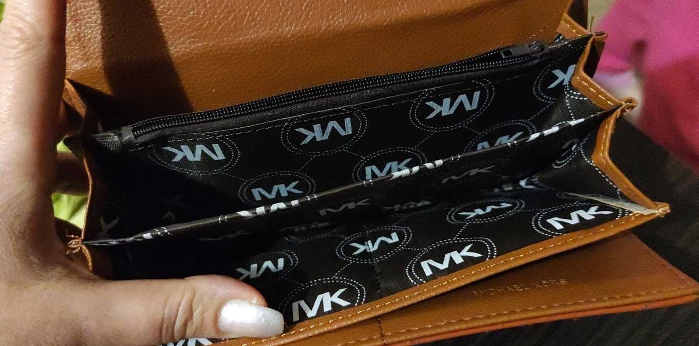 Фирменный лаковый кошелек портмоне MICHAEL Michael Kors