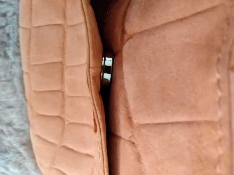 Koralowa torebka 100% skora Osprey London