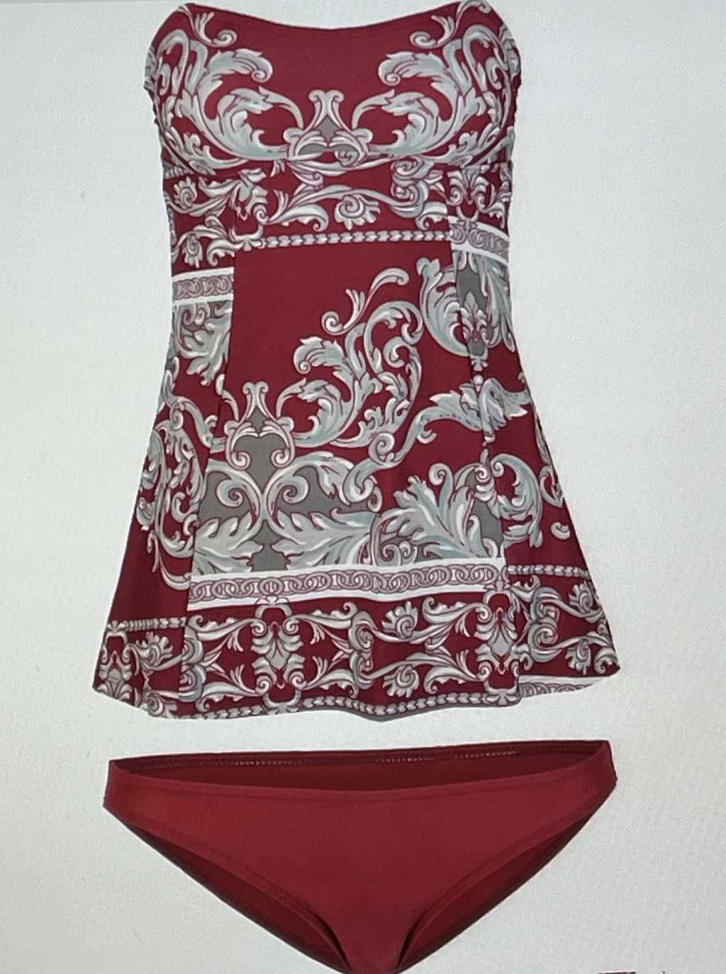 Kostium dwuczęściowy Tankini sukienka Rozmiar 38 75 C-D