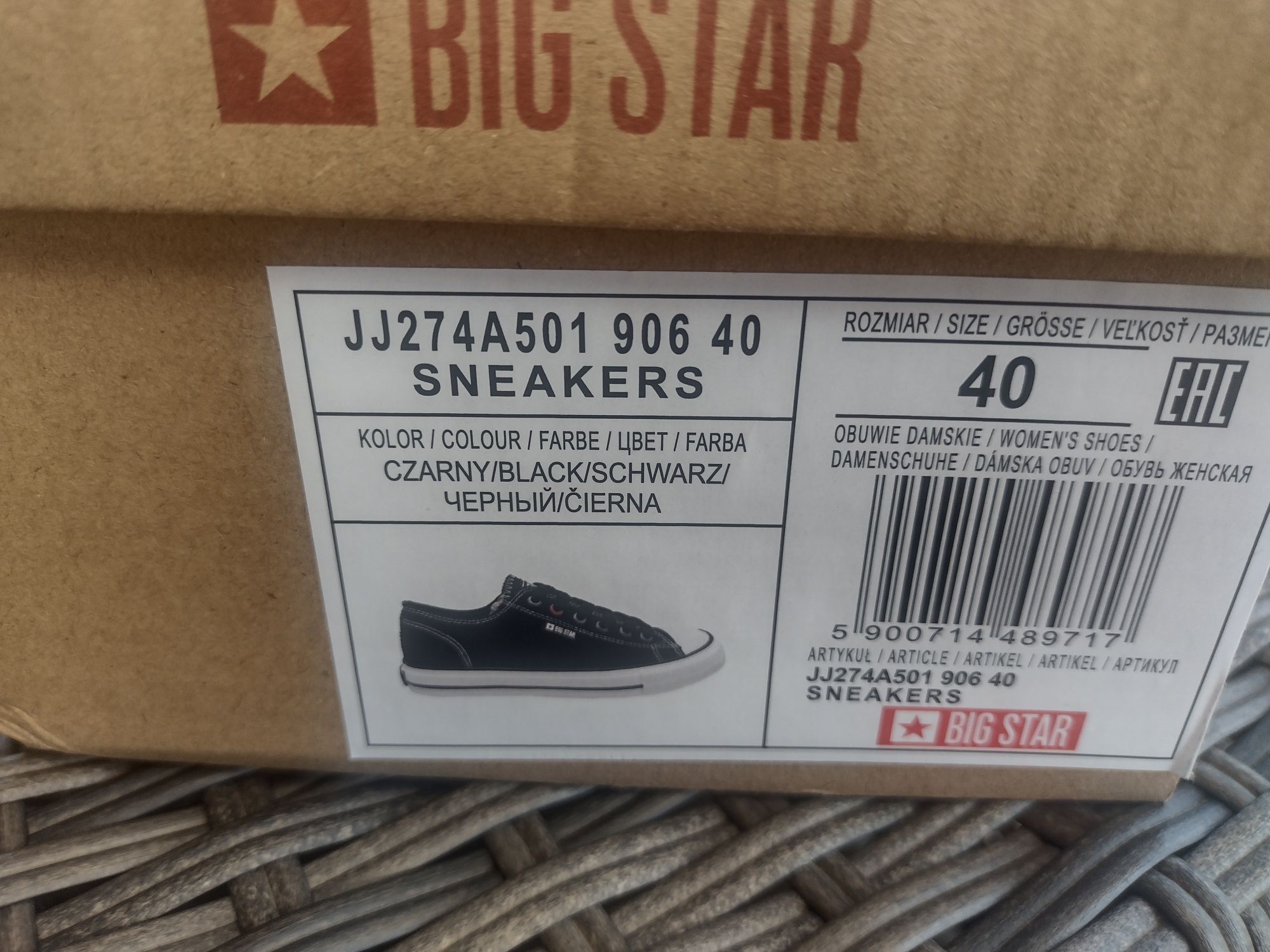 Sneakersy Big Star rozmiar 40