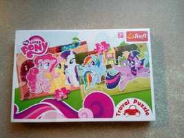 Travel puzzle my little pony kucyki 24 i 30 el dwupak nowe