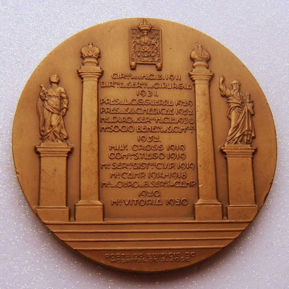 Medalha em Bronze Doutor Alberto Mac-Bride Fernandes por JOÃO DA SILVA