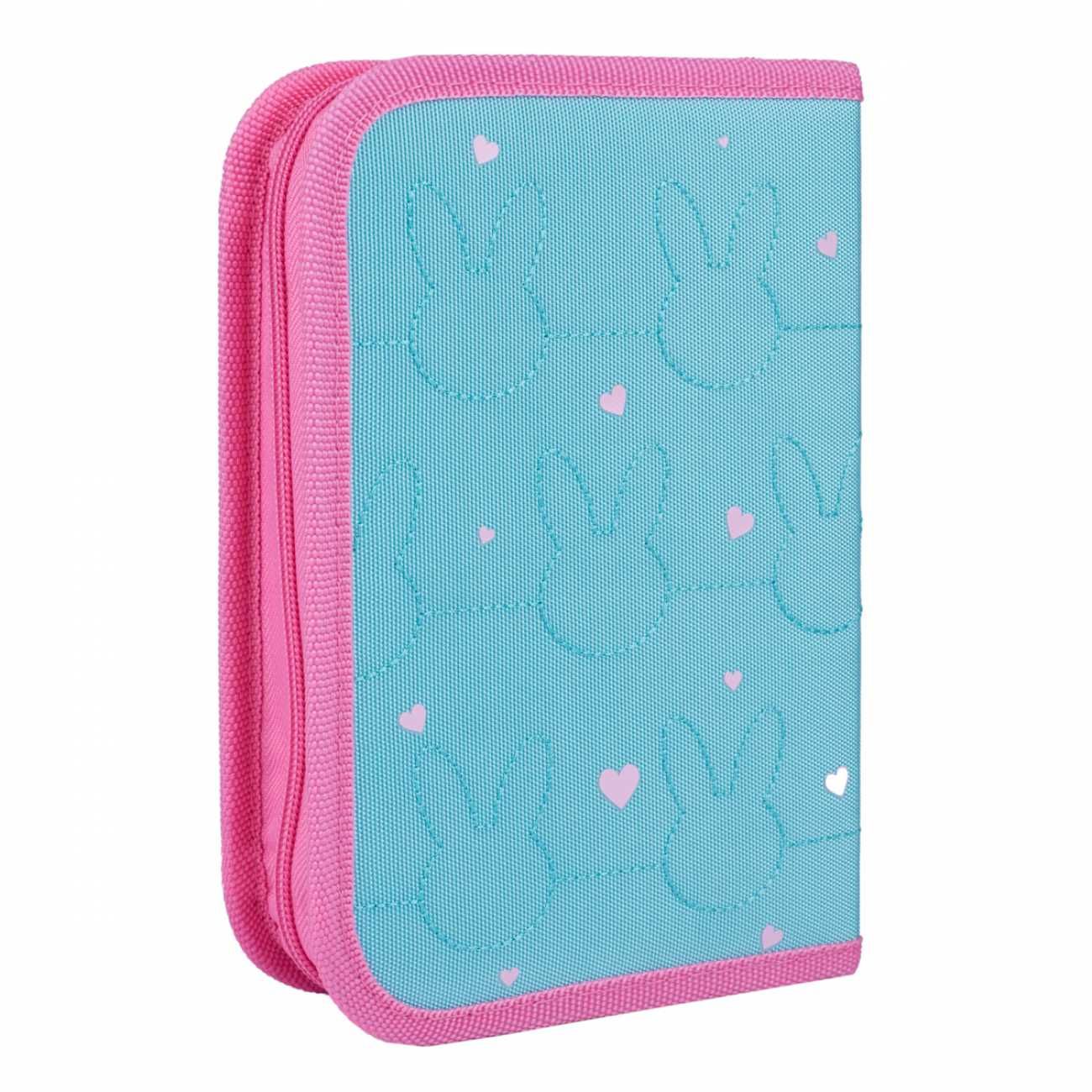 Пенал твердий одинарний з двома клапанами Yes Funny Bunny HP-04 533625