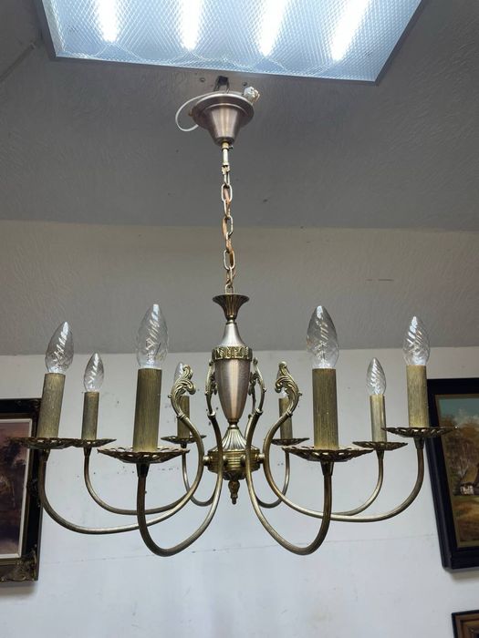 Люстра бронза 6654