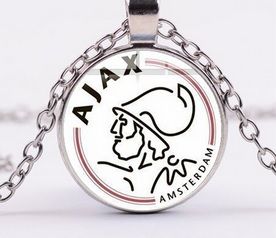 Ajax Amstardam - srebrny łańcuszek, wisiorek, naszyjnik