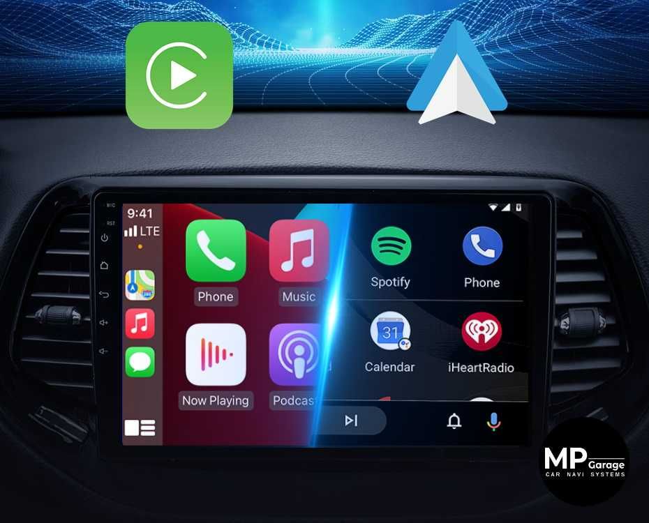 JEEP COMPASS 2 Nawigacja Android_11 CarPlay AndroidAuto 4G LTE Qled